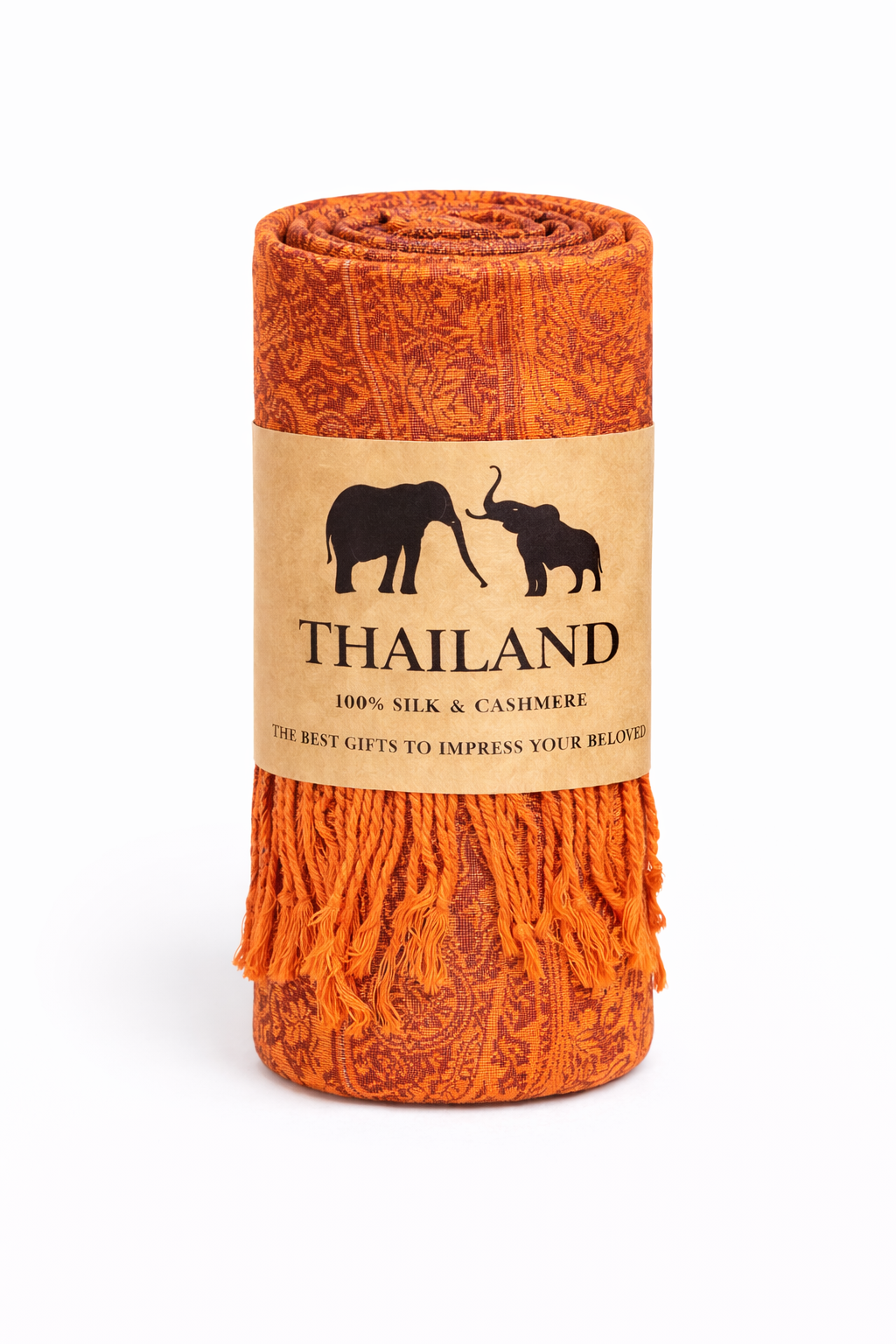Étole en Soie & Cachemire – Fabrication Artisanale Thaïlandaise