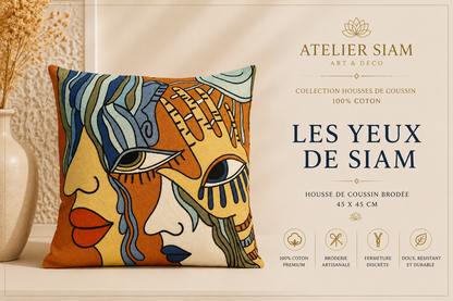 Housses de coussin artisanales – Collection Atelier Siam